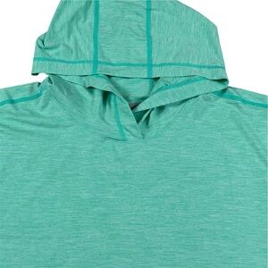 SAXX DropTemp All Day Cooling Performance Hoodie Green UPF Stretch Men’s XL NWT